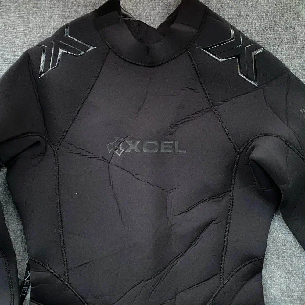 XCel Wetsuit Black Men Size XL Neoprene Full Suit Scuba Dive